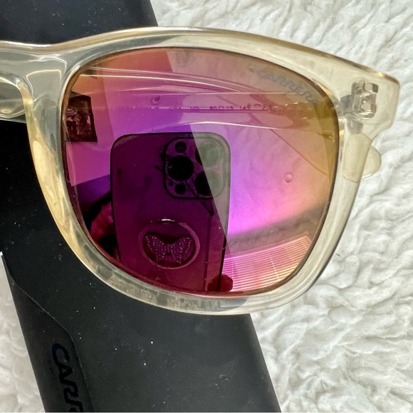 Carrera 6000 CRA VQ Clear Yellow Unisex Sunglasses w/ case - Picture 9 of 16